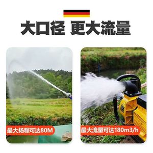 Self Priming Pump 220V 380V High Flow Centrifugal Water Pump For Agricultural Irrigation - Product Image 4