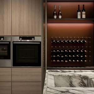 Modern Luxury Wood Cutlery and <b>Wine</b> <b>Cabinet</b> Contemporary Design for Home Villa Hotel Restaurant Functional Storage Furniture - Product Image 5