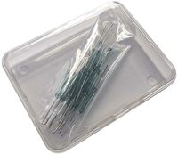 4W 3 Pin Capteur magnétique Contact Reed Normalement Ouvert N/O N/C SPDT, Verre Reed Relais Commutateur Magnétique À Induction (2.5mm x 14mm)