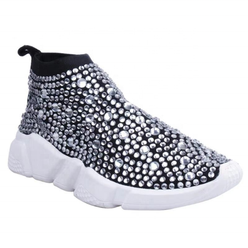 Высококачественные женские кроссовки со стразами на заказ, повседневная обувь, женские кроссовки со стразами, новые стильные повседневные кроссовки, спортивная обувь, женские кроссовки