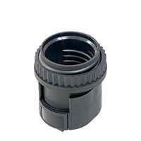 Adaptateur d'éclairage sur rail à douille E26 supports de lampe en plastique blanc personnalisés et bases de lampe support de lampe PC E26 noir de haute qualité