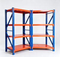 Étagère de rangement verticale sans boulons à trous papillon, sans outil, pour charges lourdes, en acier réglable, pour entrepôt et stockage de marchandises en vrac