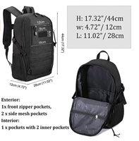 Petit sac à dos d'assaut MOLLE pour la randonnée, sac à dos tactique de chasse, sac à dos imperméable en polyester