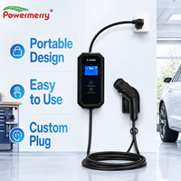 Nouveau chargeur EV portable 3,5 kW Type 2 16A 230V AC Protection IP67 Prise personnalisée Européenne Maison Garage Sûr Garantie 2 ans