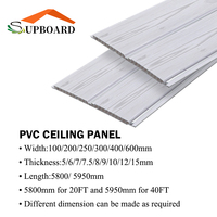 Panneau de Plafond en PVC pour Décoration Intérieure Maison Bureau à Prix Abordables