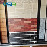 Panneau mural sandwich extérieur gris noir Chili 16-20 mm, couleur bois, décoratif, en métal gaufré 3D, avec mousse PU sculptée