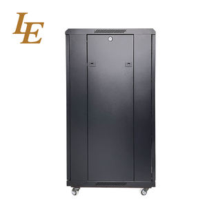Armoire serveur sur pied 19 pouces 600*600mm 22U pour centre de données, porte en verre avec serrure, noir, en stock, revêtement poudré - Product Image 4