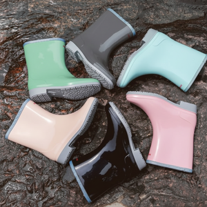 Stivali da pioggia da donna a media altezza per le stagioni piovose con Design elegante per stivali Rain19 - Product Image 1