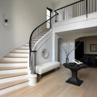 Rampe d'escalier en fer forgé pour duplex, anti-rouille, luxe, pour villa, intérieur