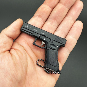 총 모양 열쇠고리 1:3 G17 모델 미니 7cm 방수 장난감 기념품 어린이 선물용 - Product Image 2