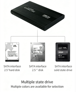 <span class=keywords><strong>Caja</strong></span> de almacenamiento externo para disco duro, carcasa de disco duro de 3,0 pulgadas, compatible con 4TB, USB 2,5 a SATA - Product Image 3