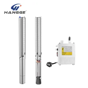 4SP14 vertical mount 600 meter underground 24 hours flexible shaft submersible deep well pump