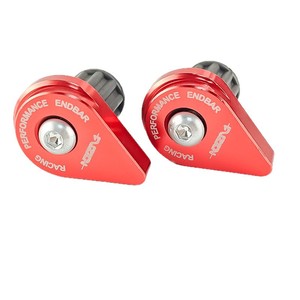 Qiangye Motorcycle Handlebar <b>Plug</b> 6mm Aluminum Alloy Red Black <b>Universal</b> Fit - Product Image 3