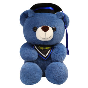 Милый плюшевый мишка-доктор в шапочке, мягкая хлопковая игрушка для выпускников школы, антистресс, на заказ - Product Image 3