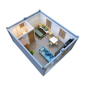 Inodoro y ducha portátiles económicos, contenedor prefabricado, casa de playa lista para uso en apartamentos, hoteles o villas - Product Image 2