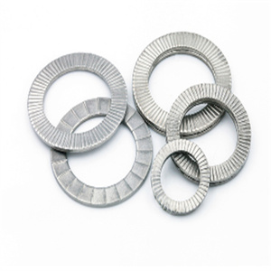 Rango de tamaño 3mm 130mm Arandela autoblocante de doble pliegue de acero inoxidable DIN25201 Arandela - Product Image 2