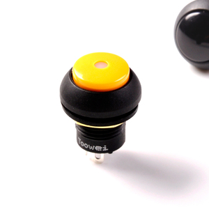 Toowei White Illuminated Plastic Push Button Schalter mit 4 Pins 12mm 3a Ip67 wasserdichte Kuppel für Handwerk - Product Image 6