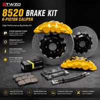 Kit de freinage surdimensionné 8520, étrier 6 pistons, rotor 380 mm, jantes 20 pouces pour Mercedes-Benz Classe C W205, Classe E W213, Classe S, GLC, GLE, GLB
