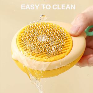 Nuevo Cepillo Pequeño para Perros y Gatos, Estilo Aguacate Naranja, Peine de Agujas con Forma de Fruta para Descompresión y Masaje en Seco - Product Image 2