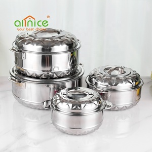 Fabrika doğrudan satış 4 adet büyük gıda termos sızdırmaz tencere setleri paslanmaz çelik ısı koruma taze kutu - Product Image 1
