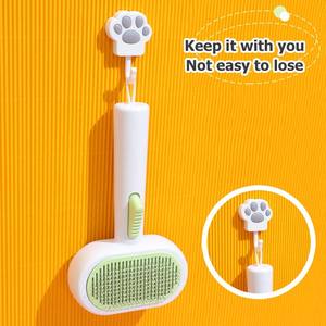 2-in-1-Tierhaarbürste für Hunde, Selbstreinigende Tierbürste zum Entfernen von losem Haar, Katzenkamm zur Fellpflege - Product Image 6