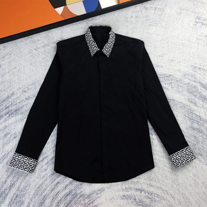 Bán Buôn Đầy Đủ Kích Thước Củ<span class=keywords><strong>a</strong></span> Người Đàn Ông Áo Sơ Mi, Mới Thời Trang Và Đầy Màu Sắc Mặc Giản Dị, Biểu Tượng Tùy Chỉnh Hàng Tồn Kho, Tinh Khiết Bông Áo Sơ Mi - Product Image 2