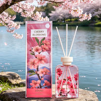 Diffuseur de parfum LOVALI 200ml Luxe aux fleurs de cerisier, longue durée, écologique, parfum floral sucré, parfum d'ambiance pour la maison, désodorisant