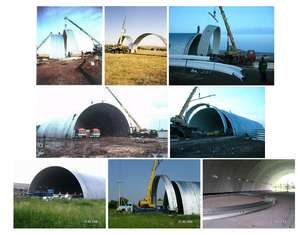 Großer spannweite kurve dach kaltwalzformmaschine - Product Image 2