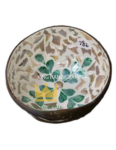 Cuencos de coco ecológicos, coloridos, modernos y multifuncionales para decoración de ensaladas de Vietnam a precio económico. - Product Image 1