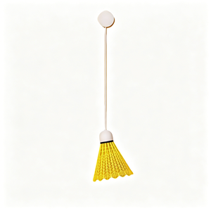 Entraîneur de badminton mural pour entraînement individuel avec corde élastique réglable en hauteur et volant de rebond pour utilisation à domicile ou en salle de sport - Product Image 1