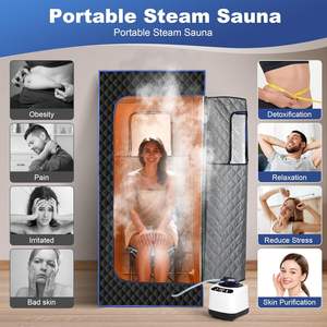 Cabina de Vapor Personal, OEM ODM, Logotipo Personalizado, Venta Directa de Fábrica, para una Persona, Tamaño Completo, Relajación en Casa u Oficina, Silla Extraíble - Product Image 4