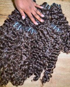 Parrucche di capelli umani grezzi non trattati, biondo 613, ricci birmani, onda da spiaggia, onda profonda, onda d'acqua, ricci sciolti, ricci afro, ricci crespi - Product Image 2