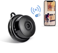 CCTV nirkabel Mini HD, kamera rumah pintar dengan Audio dua arah Wifi kartu memori pilihan penyimpanan Data CMOS Sensor pencitraan