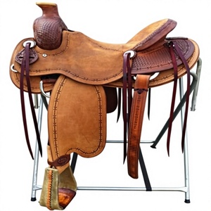 Selle de course anglaise personnalisée en bambou éco-responsable et bois, fabriquée à la main, avec tapis de selle en acier inoxydable SUS304, modèle NA293 de BS International - Product Image 4