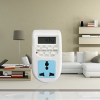 Interruptor Temporizador Digital Programable Diario/Semanal con Pantalla LCD AL-06 220V 10A, Enchufe Universal EU, Relé de Tiempo