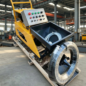 Machine de pulvérisation de mortier électrique durable avec pompe pour la finition du béton des escaliers et des marches de stades - Product Image 6