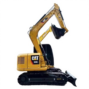 Excavatrices CAT Caterpillar 308E2 certifiées CE, mini-excavatrice hydraulique sur chenilles de 8 tonnes avec accessoire tarière - Product Image 5