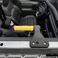 Hochbelastbare Al-Mg-Legierung Rutschfeste Ford Bronco 4x4 Einstiegshandgriffe Paar-Set Vordere Überrollbügel-Haltegriffe Ohne Bohren