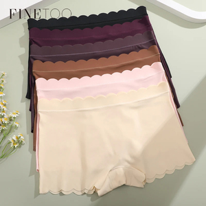 FINETOO S-XL donna DailyWear Boyshorts intimo femminile Sexy elasticizzati Safety boxer da donna Lingerie di seta senza cuciture - Product Image 1