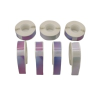Étiquettes autocollantes thermiques directes personnalisables de haute qualité, 180 pièces, 12 mm * 40 mm, écologiques, durables, rouleaux d'étiquettes brillantes