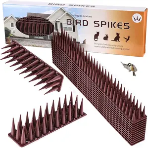 Seicosy Wholesale Hot Sale Keeps A Pigeon Away Off Deterrent Plastic Fence Spikes Anti Cat Bird Spikes Strips bird repeller