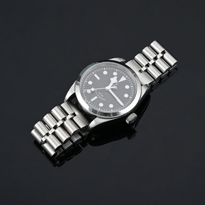 สายนาฬิกาเหล็กแข็ง 3 แถว สำหรับ Tissot ขนาด 14 มม. 16 มม. 18 มม. พร้อมตัวล็อคแบบกดสองปุ่ม สำหรับสายนาฬิกาเหล็ก <span class=keywords><strong>Longines</strong></span> - Product Image 5