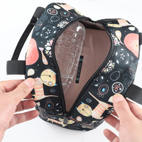 Sac isotherme pour le déjeuner, sac à lunch portable personnalisé de petite taille, entièrement imprimé, en polyester durable avec doublure en aluminium