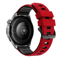 Correas de Reloj de Silicona de 22 mm, Correa de Repuesto Deportiva de Goma Suave de Liberación Rápida para Hombre y Mujer con Hebilla de Metal