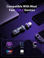 Adaptateur magnétique 240W nouvellement arrivé, connecteur USB C mâle vers femelle 16 broches rotatif à 180 degrés pour iPhone, Samsung, Huawei