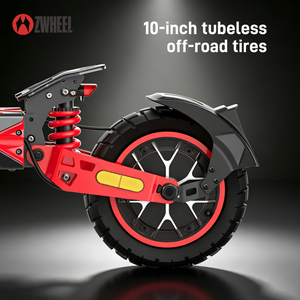 ZWHEEL D3 Capacité de charge lourde de 150 kg, autonomie de 80 km, double moteur 1200 W*2, suspension intégrale, étanche, pliable, tout-terrain - Product Image 3