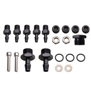 Sewtanc mới 6-Port nhôm chân không khối lượng intake Manifold <span class=keywords><strong>Kit</strong></span> wastegate <span class=keywords><strong>Turbo</strong></span> Boost nhiên liệu kim phun Điều kiện Mới - Product Image 2