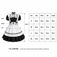 Disfraz de Sirvienta Japonesa Personalizado de Alta Calidad, Vestido Lolita OEM ODM, Traje de Cosplay de Marca Privada, Uniforme de Anime de Talla Grande