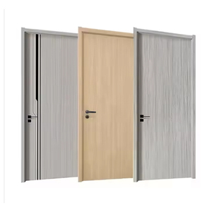 <span class=keywords><strong>Porte</strong></span> intérieure en bois de luxe de style européen <span class=keywords><strong>Porte</strong></span> en bois massif laqué cuit au four en bois massif pour maisons - Product Image 5