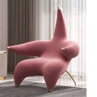 Fauteuil de luxe en velours, modèle populaire, design moderne et épuré, pour salon et salle à manger, fauteuil inclinable Big Star